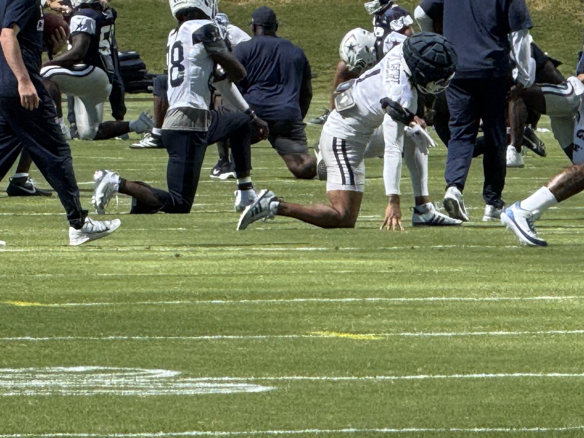 What does Brian Schottenheimer need to see from Cowboys receiver CeeDee Lamb in practice:
“If he’s breathing.”

Lamb was breathing and practicing 