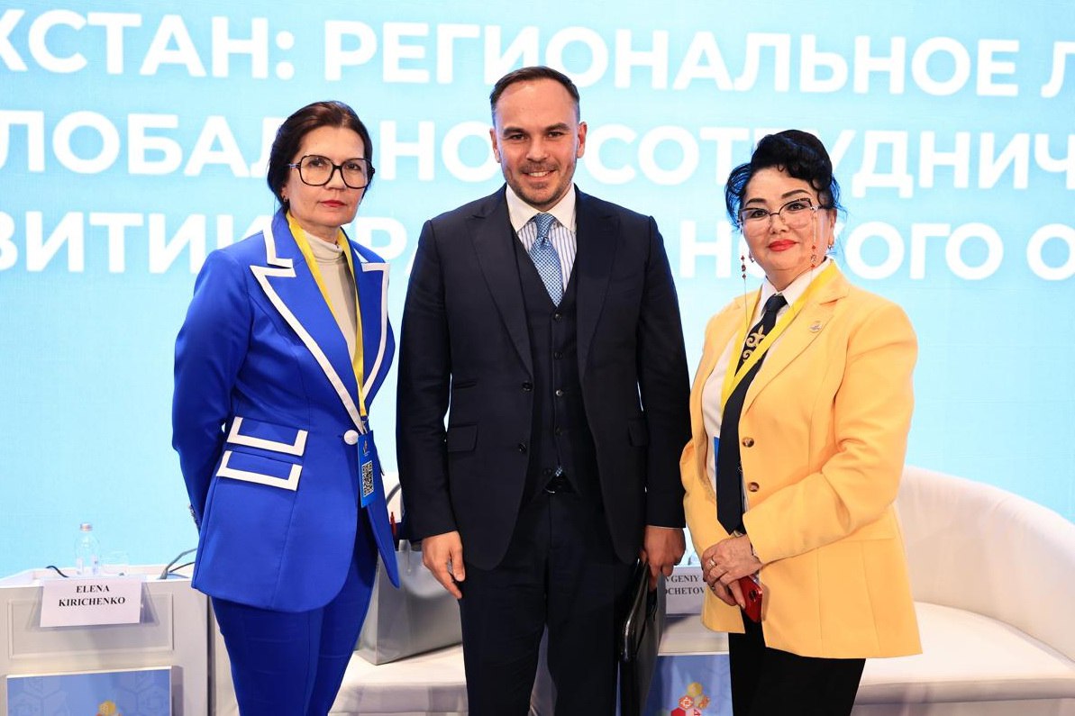 PressMinyust's tweet photo. ⚡️Начальник управления по вопросам некоммерческих организаций Министерства юстиции Республики Беларусь Елена Кириченко принимает участие в XII Гражданском форуме Казахстана. Мероприятие проходит 15 – 16 октября 2025 года в Астане. https://t.co/ODgs5myzRJ