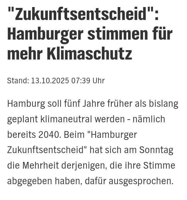 Gerade mit einem Freund unterwegs. Er erzählte mir gerade von einer Unterhaltung, die er mitbekam. Da sagte doch ernsthaft eine junge Frau zur anderen: "Hätte ich gewusst, dass meine Miete erhöht wird, hätte ich für NEIN gestimmt."

Man oh man. Wie blöd - sorry, ich kann es nicht