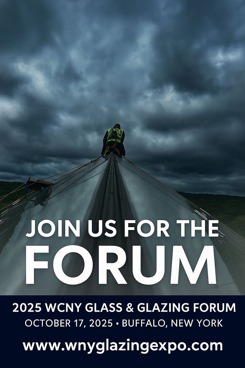 NACCProgram's tweet image. NACC is excited to be an exhibitor at the 7th Annual WCNY Glass &amp;amp; Glazing Forum on October 17, 2025, in Cheektowaga, NY. 
Learn more and register: lnkd.in/eFup3XiR