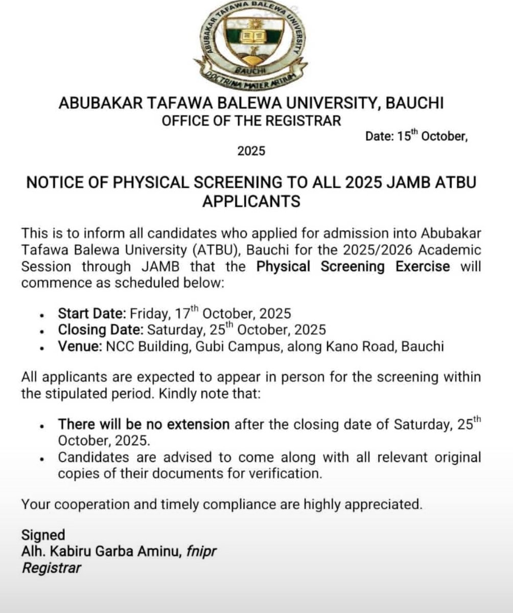 ATBU Campus Connect tweet media