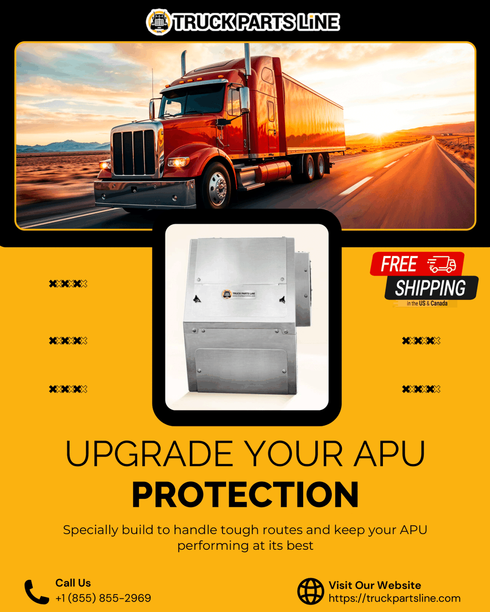 TruckPartsLine's tweet photo. Invest in durability. Our Thermo King Stainless Steel APU Cover is built to handle tough routes and keep your APU performing at its best.

Long-lasting protection for owner-operators.
🚛 Order now: https://t.co/y4l1qxBjf9

#ThermoKingTripac #TruckPartsLine #TruckLifeCanada https://t.co/YHZmUvvAWm