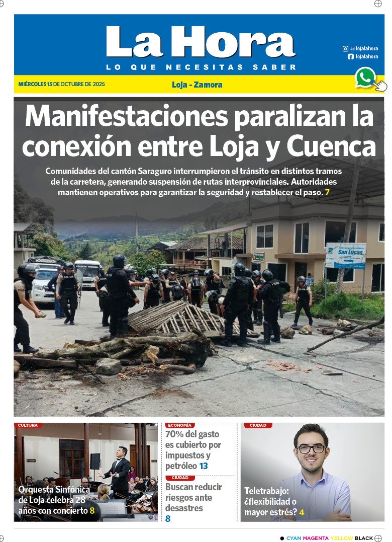 ¡Buenos días, lectores! ☀️ Compartimos la edición de este miércoles 15 de octubre de 2025 👉 acortar.link/XrDEDn