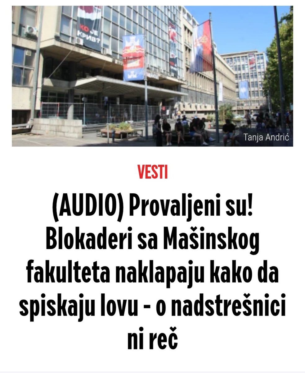 Blokaderima je samo sopstveni interes na pameti.