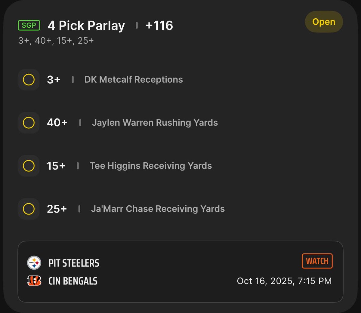 DOUBLE UP GANG ⬆️

TNF WEEKEND GET-UP SLIP 🔒

LET’S STACK THE BANKROLL EARLY 💰

NEW HERE? Go hit my highlights tab to see how we’ve been COOKIN’ this past month 😈🔥

#NFL #F1 #ViratKohli #FutebolBrasileiro #TNF