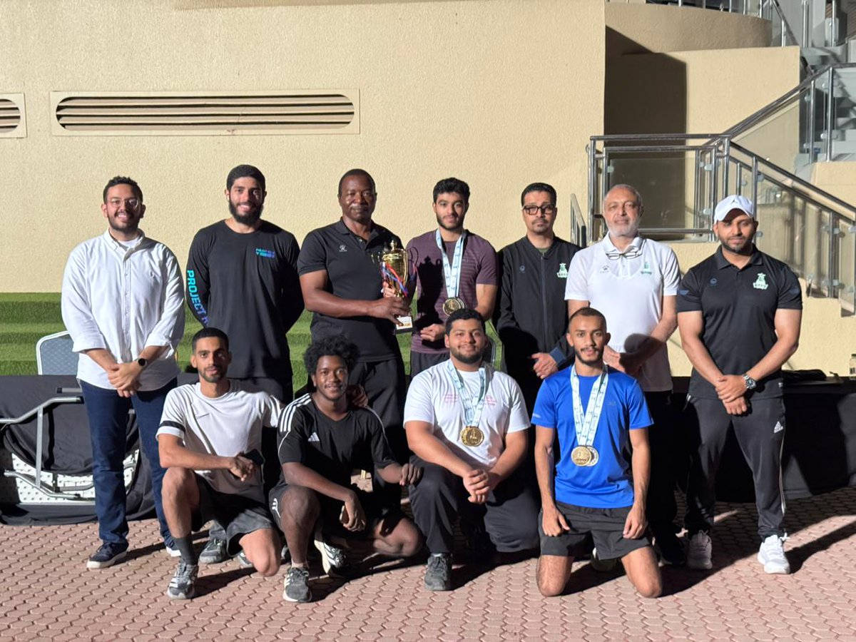 SC_FOE_KAU's tweet image. 🏆🏃🏻♂️| حققت كلية الهندسة للعام الثالث على التوالي في بطولة الجامعة لألعاب القوى المركز الثالث في الترتيب والمجموع العام على كليات الجامعة👏🏻👏🏻
فيما حصد طلابنا فرديا على الميداليات:
صالح الميني🥇🥇
عمار ياسين🥇🥈
مشعل القحطاني🥇🥈
وساهم طلابنا المشاركين في حصد النقاط للكلية🏅
