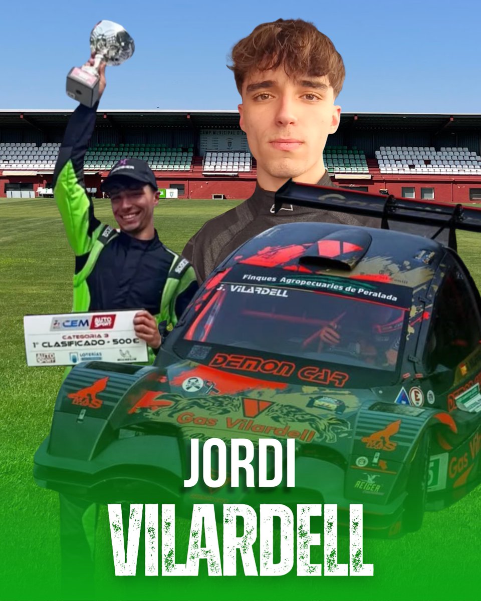 𝗖.𝗙. 𝗣𝗘𝗥𝗔𝗟𝗔𝗗𝗔📢

🏆El peraladenc Jordi Vilardell (19 anys), Campió de Catalunya i d’Espanya de Muntanya🚗💨

📍 Diumenge, homenatge al Municipal.

🙌 <a href="/ViatgesVinolas/">Viatges Viñolas SA</a> · <a href="/UmbroIberia/">Umbro España & Portugal</a> · <a href="/HotelPeralada/">Hotel Peralada 5*</a> · <a href="/croaksbistrobar/">CROAKS Bistro & Bar</a> · <a href="/optipunt/">Optipunt</a>

#OrgullPeraladenc #3cat #SomPeralada💚⚔