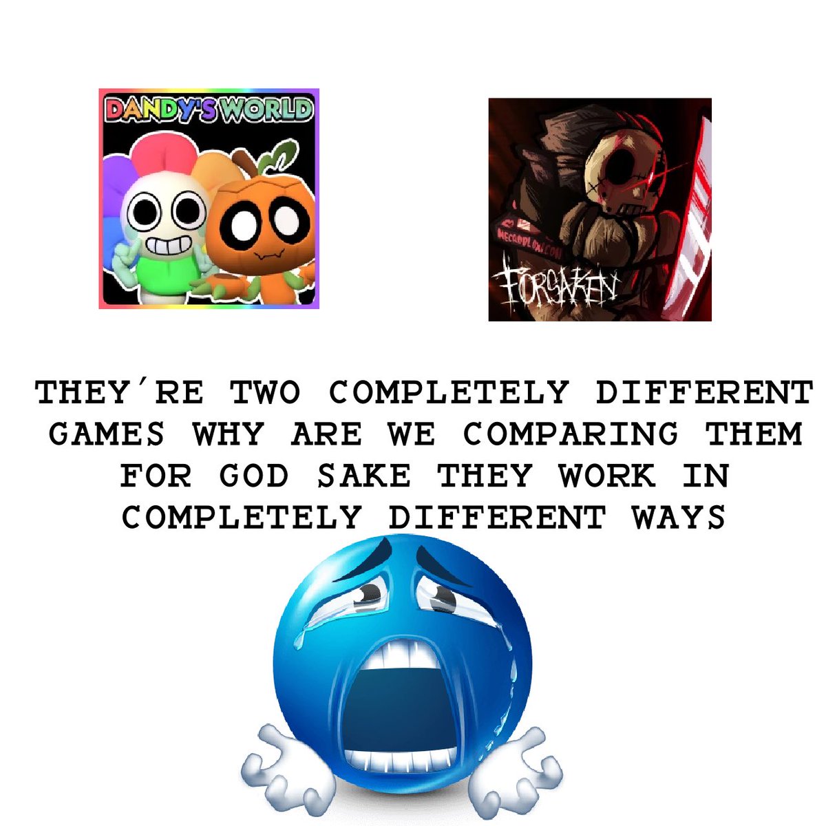 // i keep seeing both games fighting but like