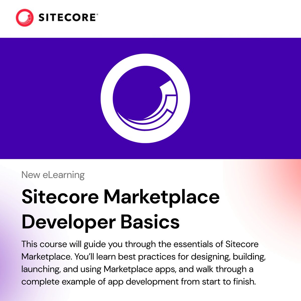 learnsitecore's tweet image. 🎉To support the launch of Sitecore Marketplace, we’re excited to announce the release of the Sitecore Marketplace Developer Basics eLearning course!

This complimentary course is now available in the Sitecore Essentials Catalog on our learning platform.

learning.sitecore.com/learn