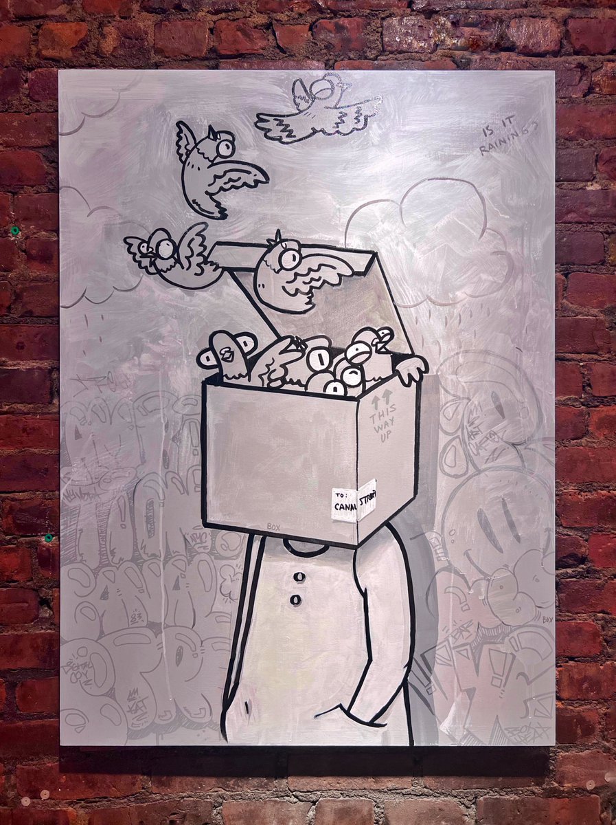 Free yourself. Break out of your box.

📦🐦 we can all relate to this collab by <a href="/YuZapata3SC/">YuZapata I One Love Art DAO</a> x <a href="/BoxheadTweets/">BOXHEAD</a>
