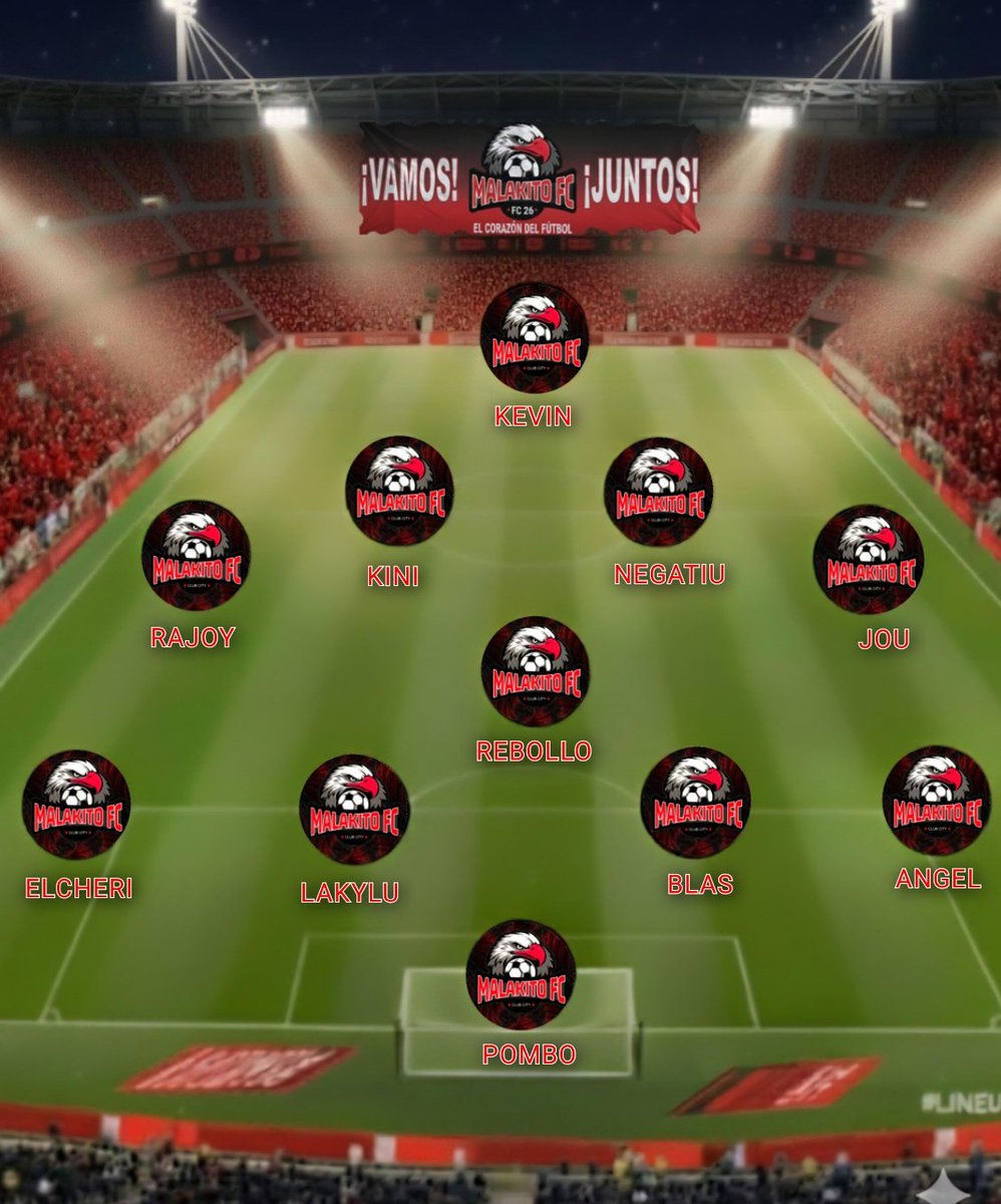 Alineación para el partido de esta noche en liguilla <a href="/VPCL_Spain/">VPCL España</a> <a href="/mundillo_futbol/">Mundillo Futbol</a> frente a <a href="/AVEFENIXEAFC/">AVE FENIX EAFC</a>.
#fc26 #clubespro #11vs11 <a href="/EASPORTSFC/">EA SPORTS FC</a> .⚽🎮⚽.