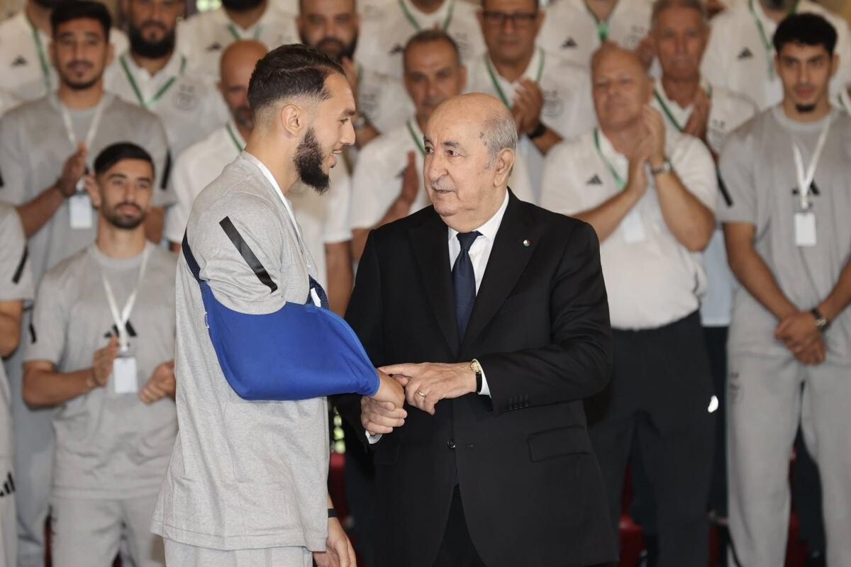 lequipe's tweet image. Après le violent choc subi avec l'Algérie contre l'Ouganda, Amine Gouiri sous surveillance pour son retour à l'OM
➡️ l.lequipe.fr/AzY