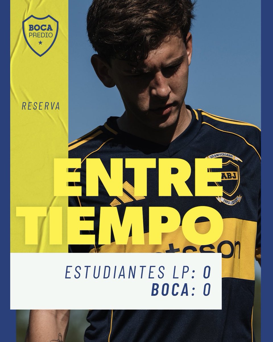 🔚 ¡Final del primer tiempo!

Estudiantes LP 0 - 0 BOCA

#VamosLosPibes 💙💛💙