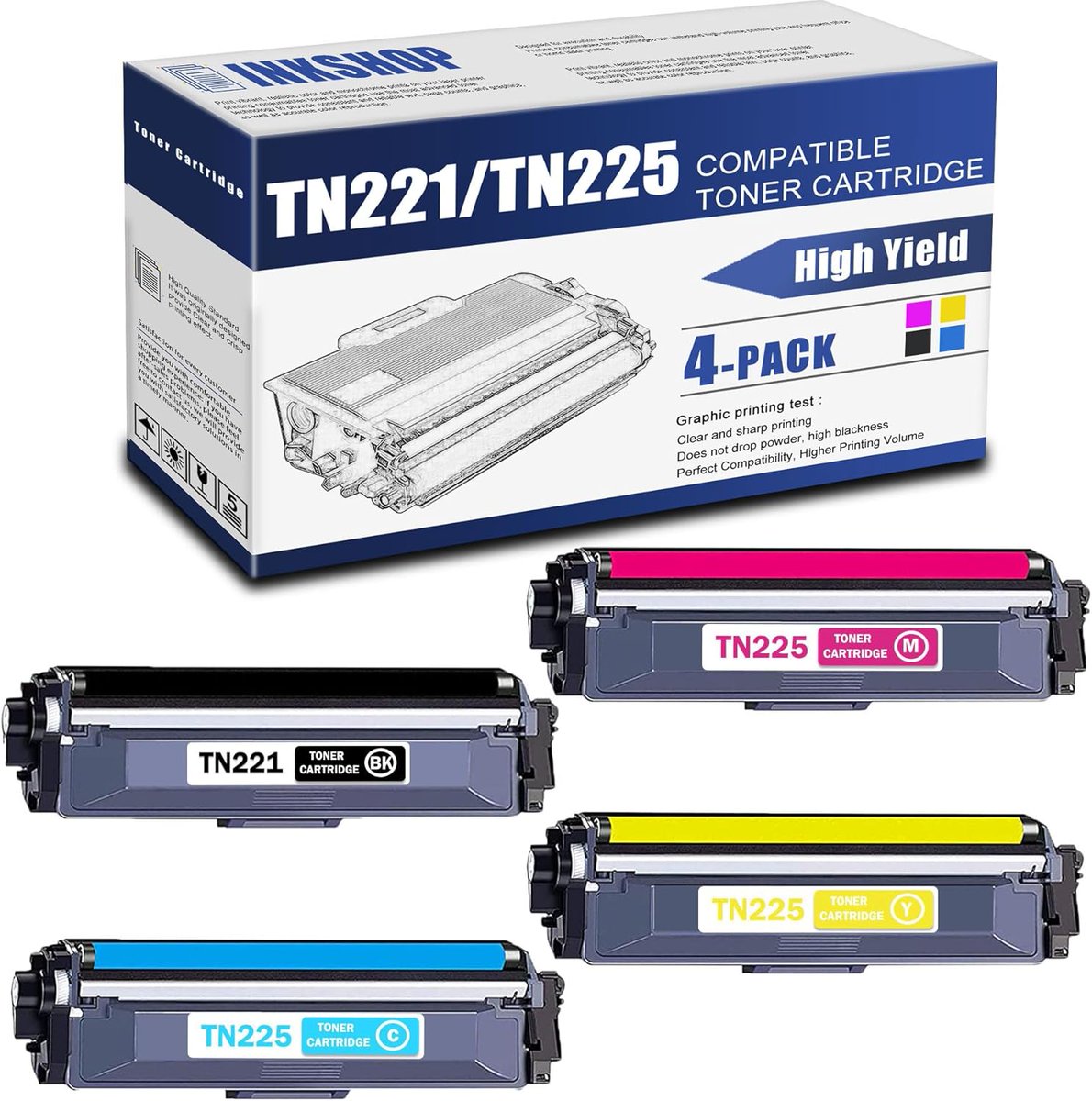 MyTrendShopper's tweet image. amzn.to/42FXxB3
TN225 TN-225 Compatible TN-221BK TN-225C TN-225Y TN-225M High Yield Toner Cartridge Replacement for Brother TN-225 HL-3140CW HL-3150CDN MFC-9130CW MFC-9330CDW Toner (1BK+1C+1Y+1M)

#TN225 #TN221 #BrotherToner #HighYieldToner