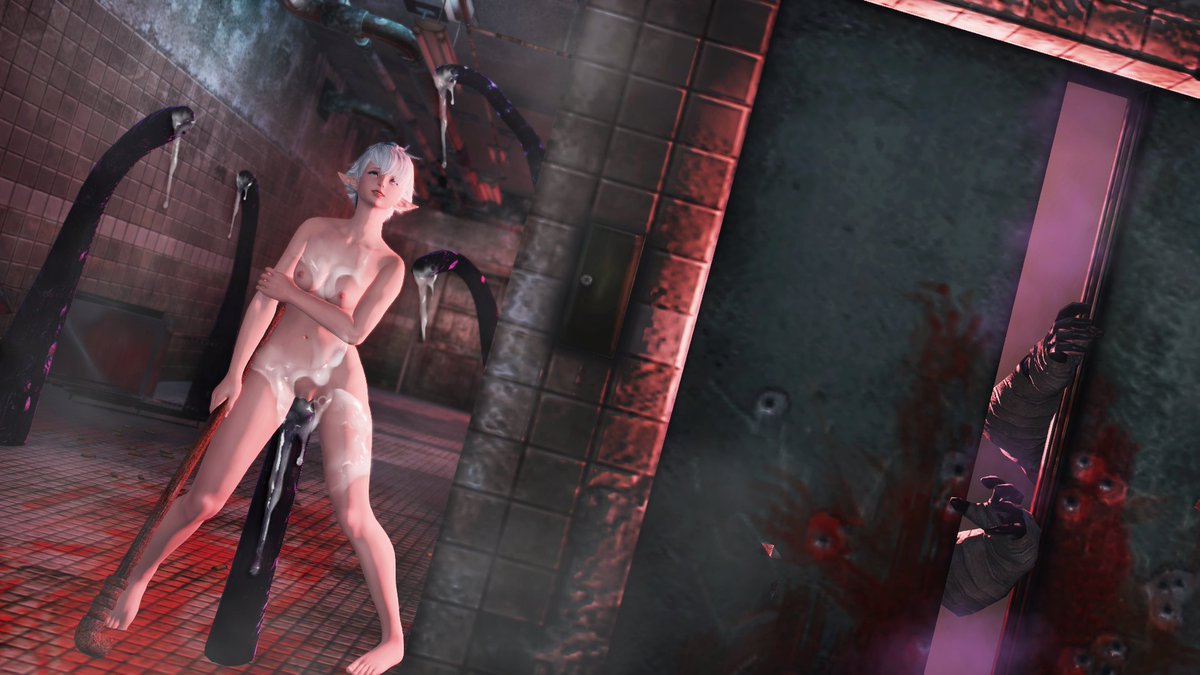 Alisaie does not know where she is......all she knows is everything wants to fuck her!

(A little something for spooki month)