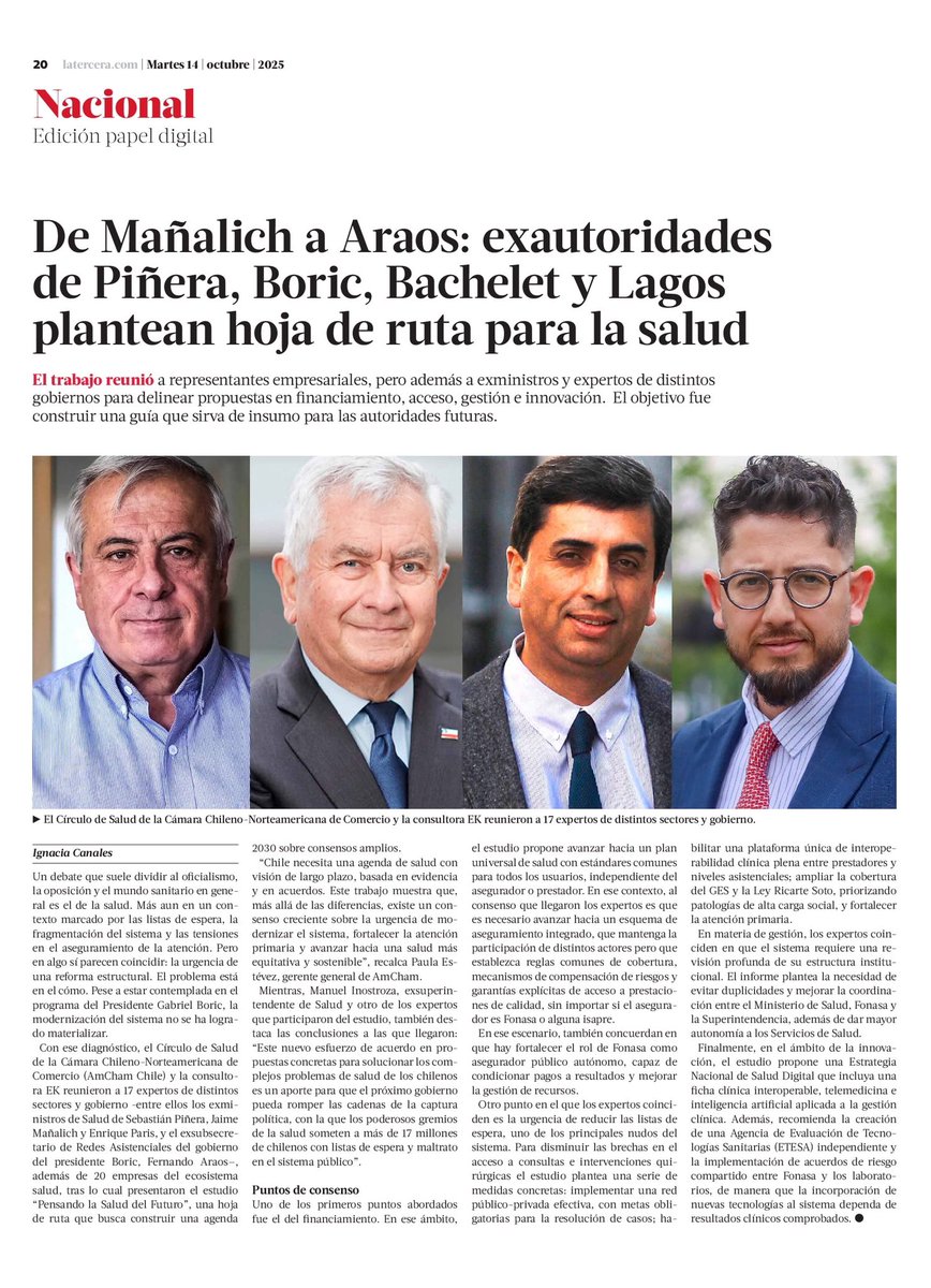 Para avanzar en políticas de estado se requiere dialogo, evidencia y generosidad política en la búsqueda de acuerdos.