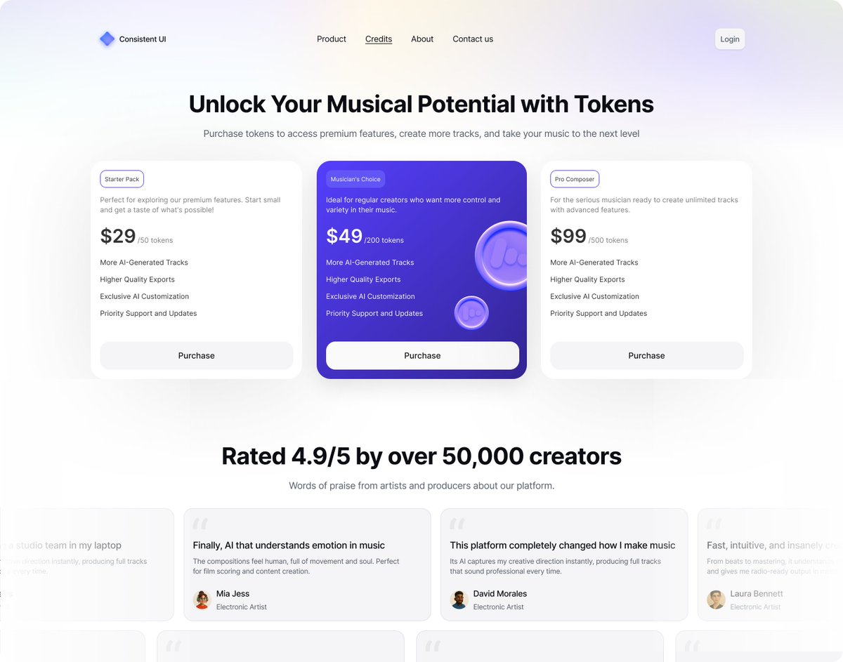 yossidesign's tweet photo. 39 / 365

Created w/ Consistent UI

Join the waitlist: https://t.co/WRh63Jh3Sg

Discord channel: https://t.co/wPMft0KYCc

#designsystem
#designer
#Designship2025 
#consistentui
#Products 
#productdesign https://t.co/ruFKNb4Q5b