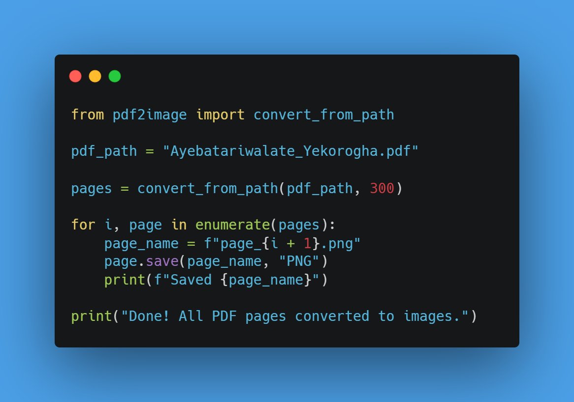 whoisatary's tweet image. python>>>>>
two commands & 8 lines of code
equal pdf to image with no watermark