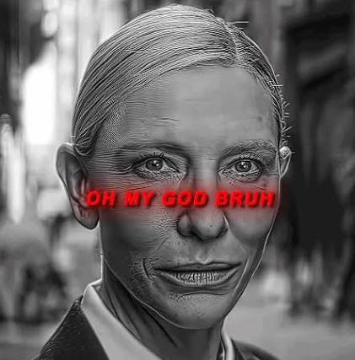 Why the Ana mask lowkey hitting this meme face