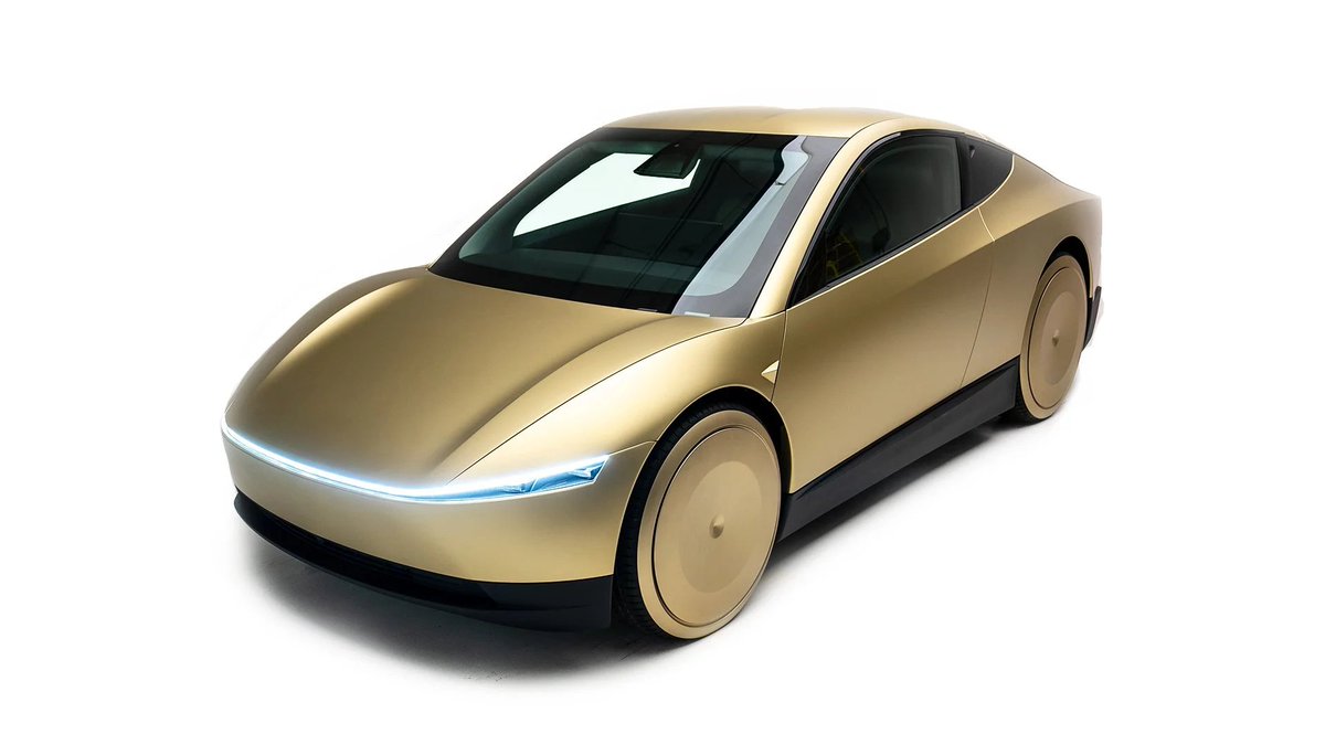 farzyness's tweet image. If the Cybercab is really built to have no steering wheel and pedal, why use glass for the front windshield and doors?
Why have a hood? Can't you make it more aerodynamic since you don't need a windshield?
There's nothing about this car that is optimized from a 1st principles…