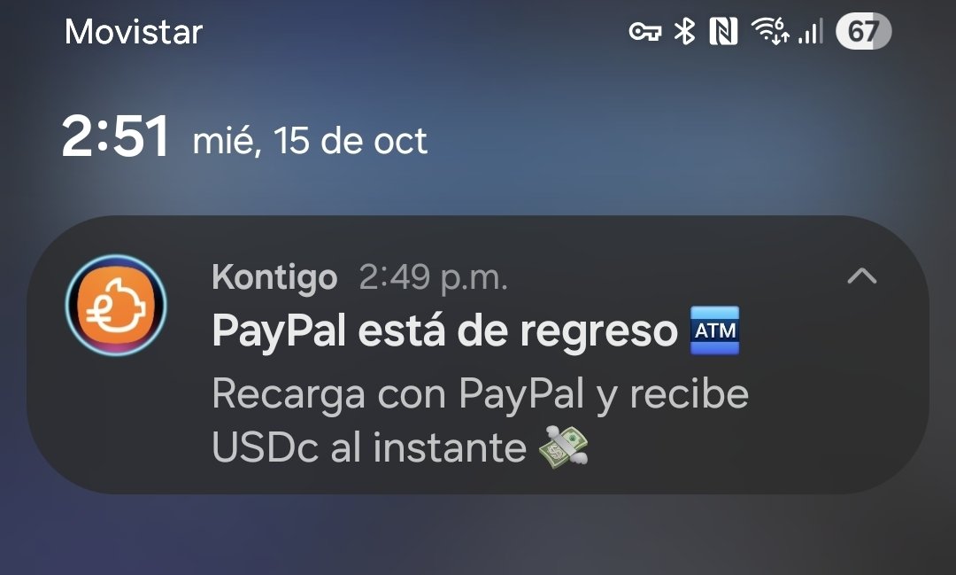 aguila_tech's tweet image. Mucha gente se va a alegrar con el regreso de PayPal inmediato a @kontigo_app
