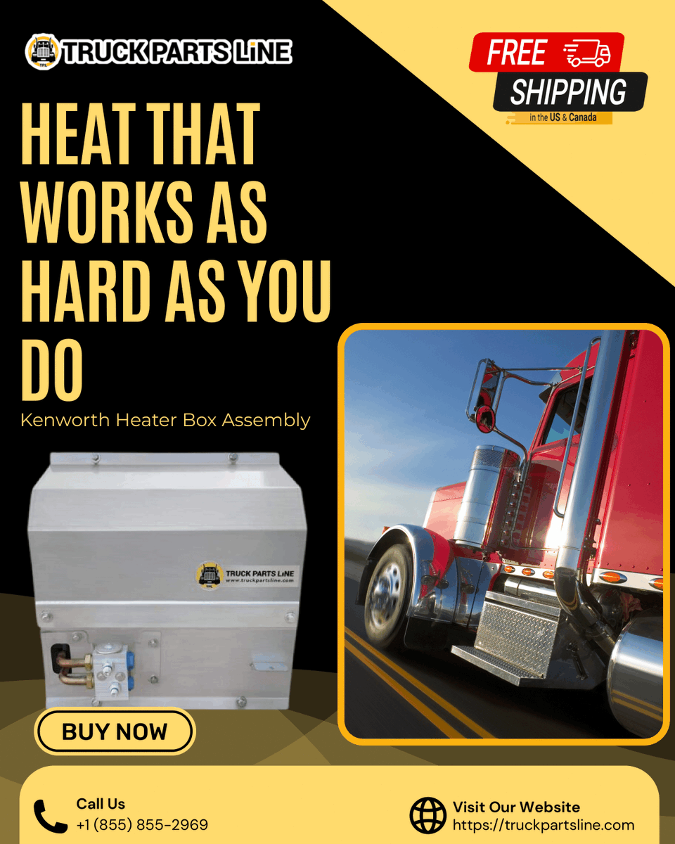 TruckPartsLine's tweet photo. Trusted by mechanics. Loved by drivers. Designed for Kenworth durability.

Ready for your next haul? Order now and enjoy 25% OFF this week only!
https://t.co/09SLtrcmbx

#KenworthHVAC #TruckPartsUSA #KenworthLovers #TruckDriversCanada #LongHaulComfort #TruckRepairLife https://t.co/d4nvlLlqTP