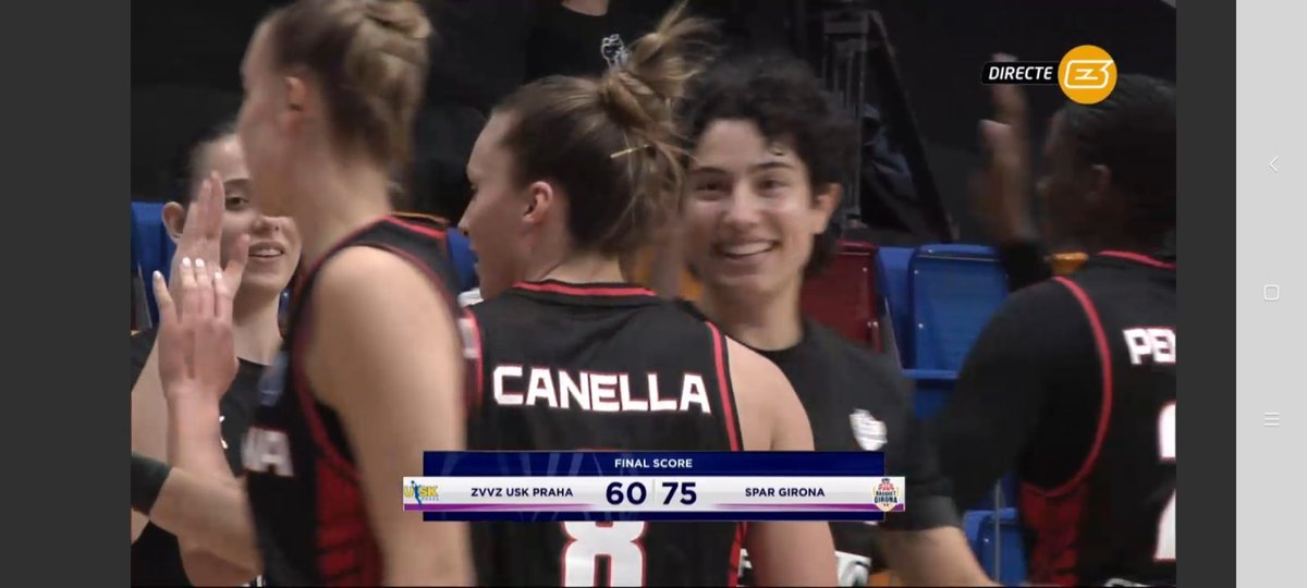 Partidàs i merescudíssima victòria (60-75) d'<a href="/unigirona/">Spar Girona</a> davant el vigent campió d'#EuroLeagueWomen <a href="/ZVVZUSKPRAHA/">ZVVZ USK PRAHA</a>.