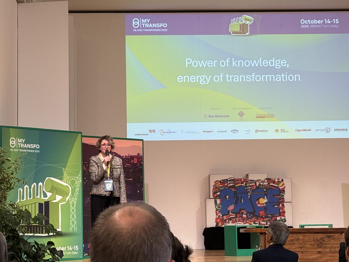 retrotrafo's tweet photo. Applause to @SeaMarconi for delivering a world-class #MyTransfo2025: 190 attendees from 24 countries and 27 renowned speakers. Outstanding coordination and content on power transformer management. 👏 #Transformers #EnergyInnovation #RETROTRAFO https://t.co/zgEesLGmPU