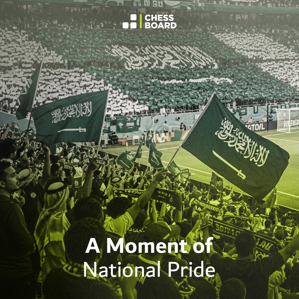 Chessboardksa's tweet image. The Saudi National Football Team has secured qualification for the FIFA World Cup 2026.

A proud moment that embodies our nation’s ambition, unity, and sporting excellence.

#SaudiArabia
#FIFAWC2026
#SaudiNationalTeam