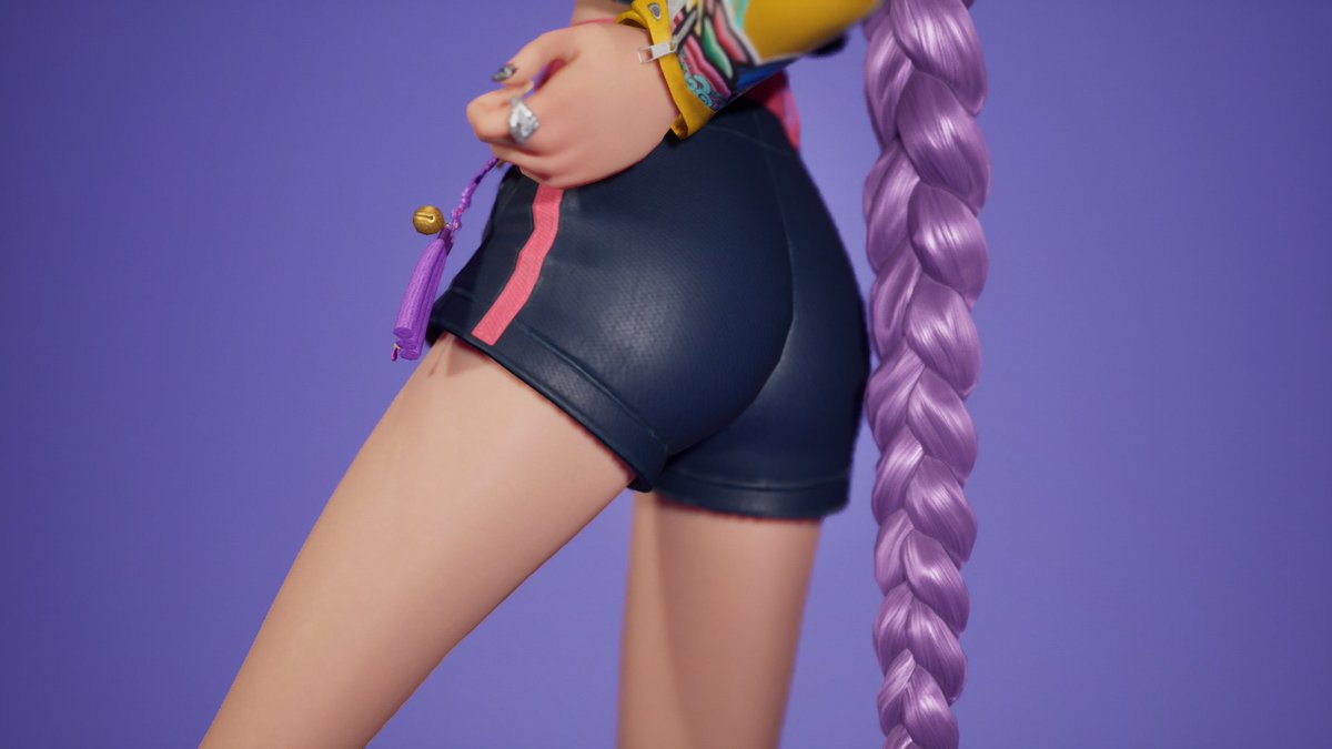 r3dxst0rm's tweet image. OMG RUMI  😍🤭🍑🫦💜💜
#Fortnite #FortniteAss #KPOPDEMONHUNTERS #GirlsLove #NSFW
