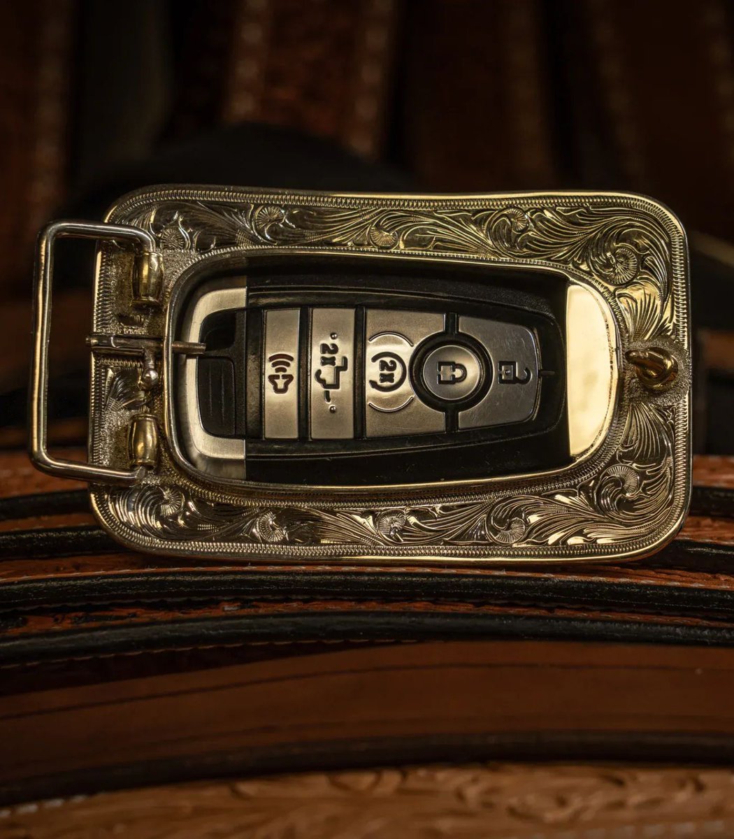 Dexerto's tweet image. Ford has created the Truckle, a belt that can unlock your car, to celebrate the Ford F-150’s 50th birthday