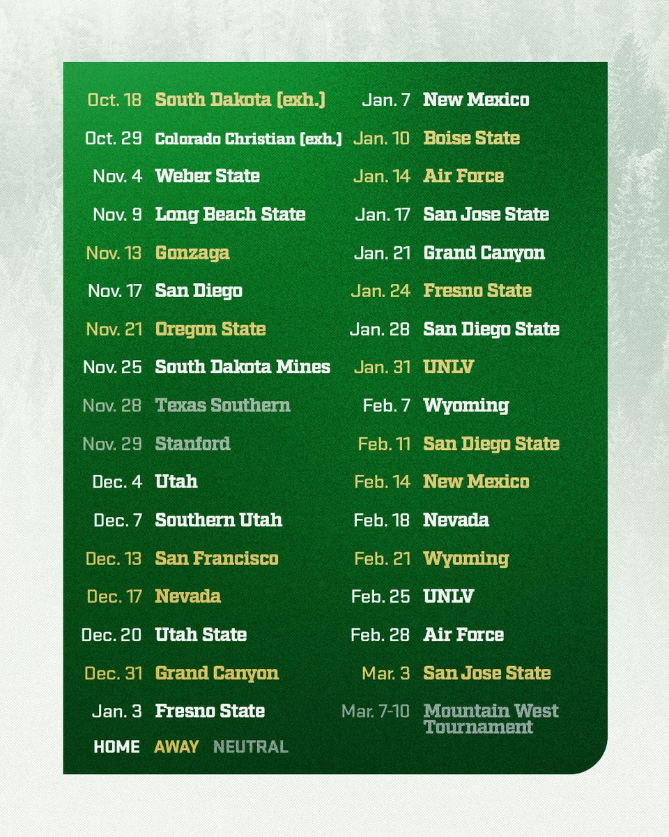 The 2025-26 schedule is FINALLY HERE👀

🎟️Season Tickets: csura.ms/WBBSeasonTix
📝Read: csura.ms/47e4ydL
🗓️Full Schedule: csura.ms/4h9gUs8

#Relentless x #CSURams