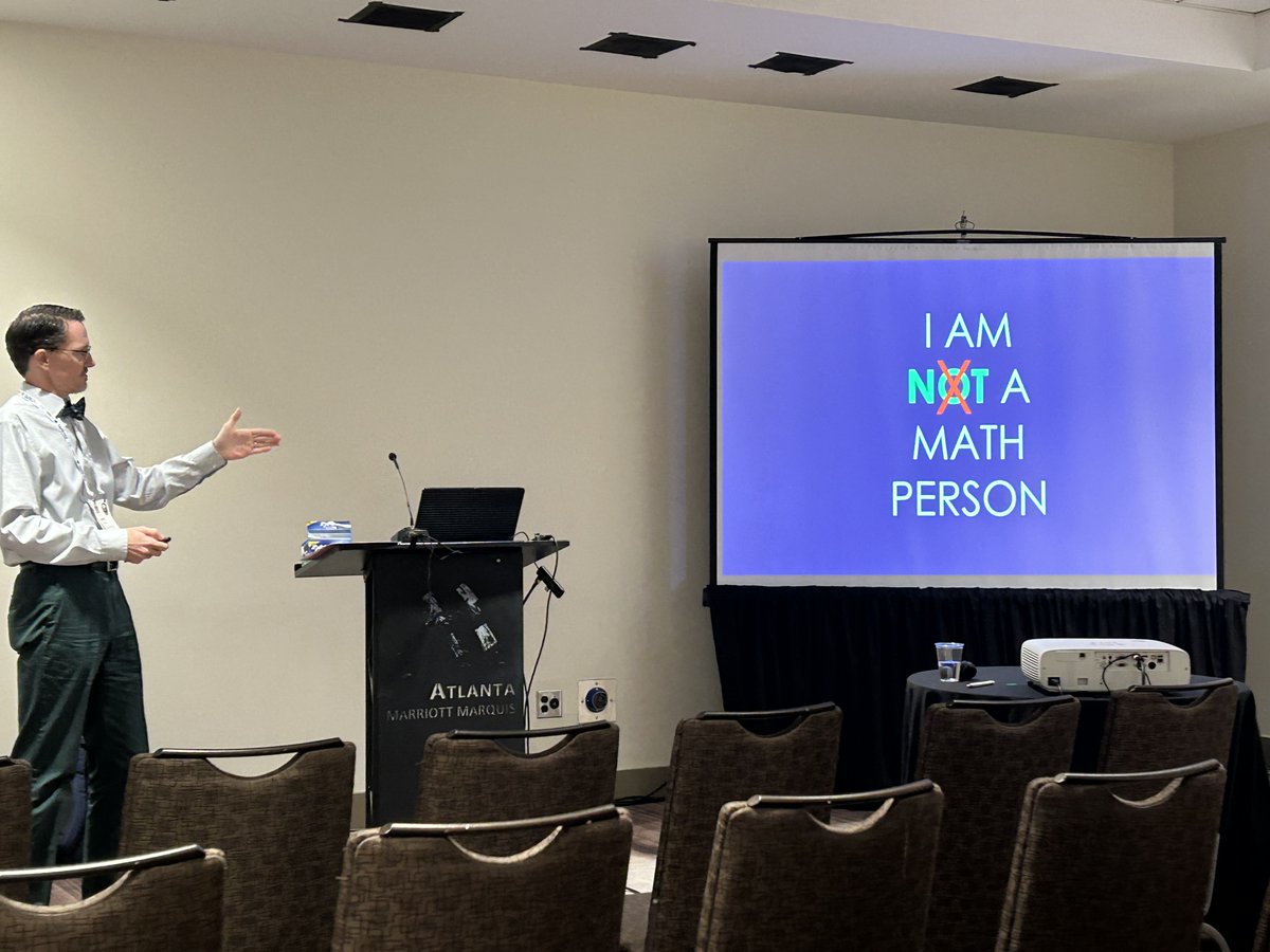 AaronDaffern's tweet image. That&apos;s a wrap! 🎬 SO much fun sharing the Dallas ISD #math secret sauce today! Awestruck by the energy from amazing @MathEdLeaders from all over, including Florida ☀️, Colorado 🏔️, and New Mexico 🌶️! The math vibes were off the charts! 📈🚀 #NCSM2025 @disdstemmath @DrElenaSHill