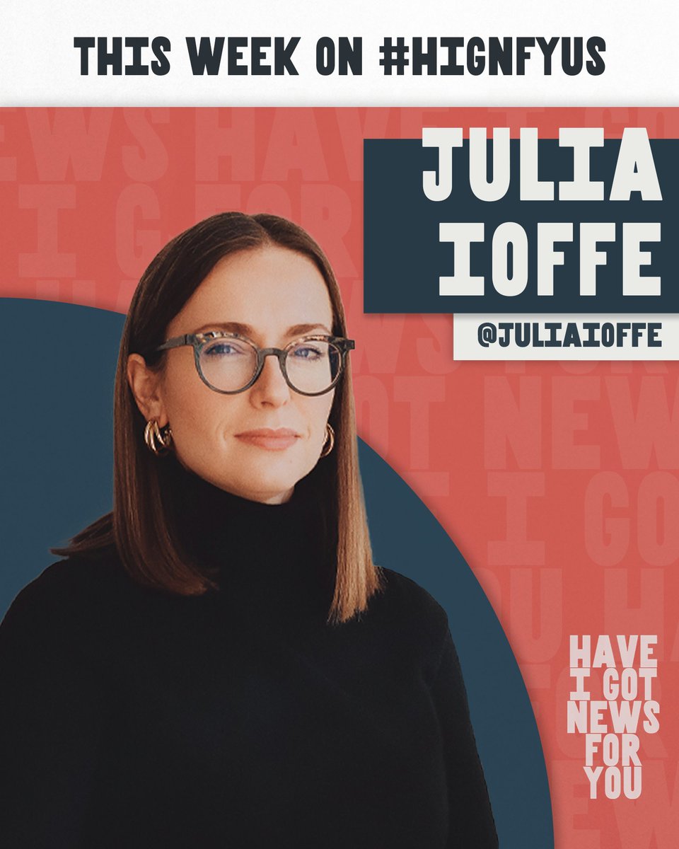 This week, comedian <a href="/GianmarcoSoresi/">gianmarco</a> &amp; Journalist <a href="/juliaioffe/">Julia Ioffe</a> join the panel! Tune in on Saturday, 10/18 at 9p ET/PT on <a href="/CNN/">CNN</a>!