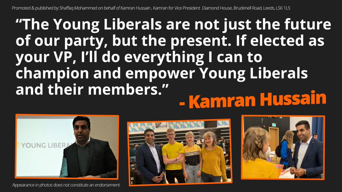 kam_hussain5's tweet image. As Vice President, I will do everything to champion and empower Young Liberals and their members. #libdems #youngliberals #Kamran4VP