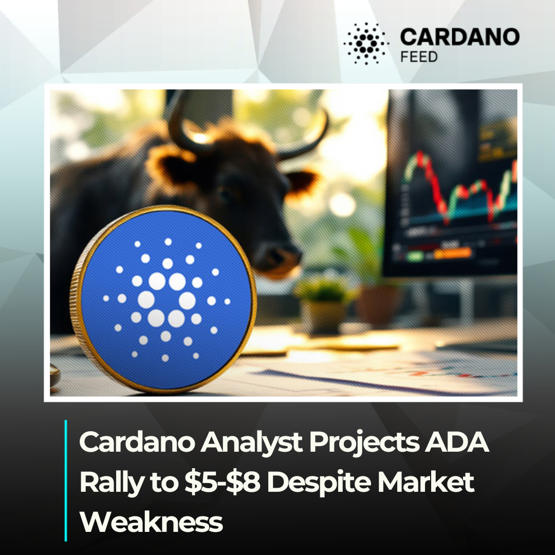 Cardano Analyst Projects ADA Rally to $5-$8 Despite Market Weakness