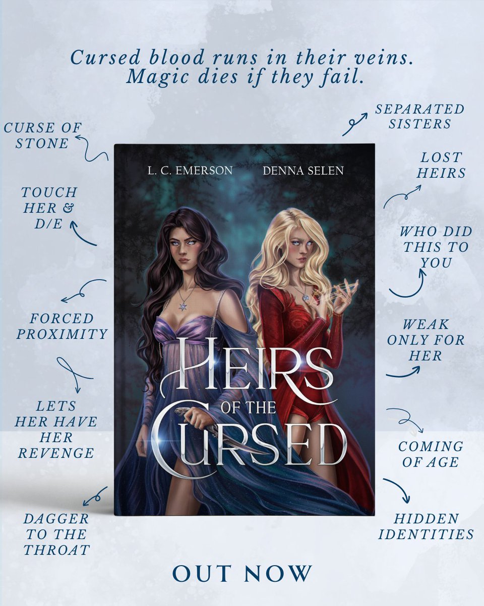 dennaaselen's tweet photo. Hola, quedan 10 días para que se publique el libro 2 de la trilogía A Curse for Two Souls, Princesses of the Damned y estoy entrando en pánico https://t.co/bW60oDXj4z