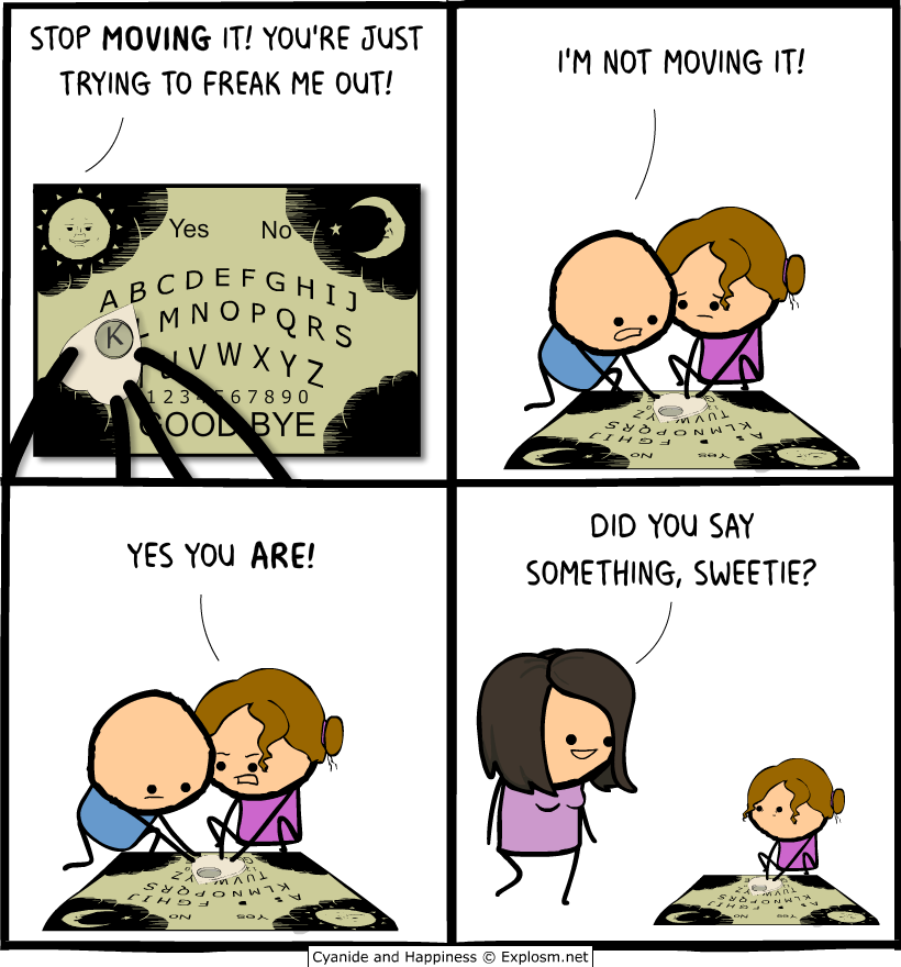 Explosm's tweet image. Stop it!
