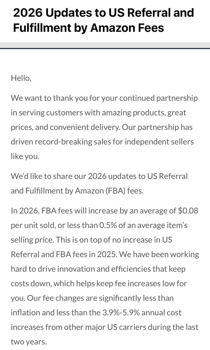 who would’ve guessed, another raise in fees coming 2026