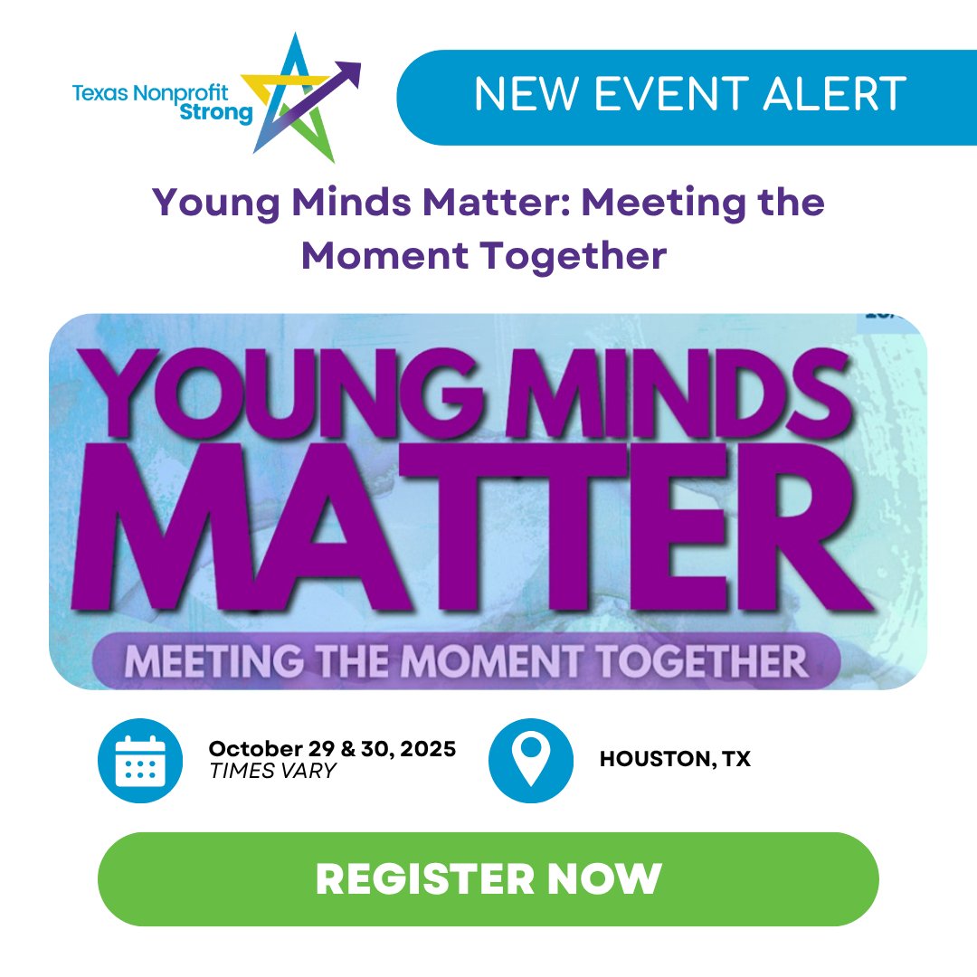 NonprofitStrong's tweet photo. The Hogg Foundation &amp; Prevention Institute is hosting a free 2-day event for youth, families &amp; community leaders to explore mental health, advocacy, the arts &amp; more—empowering the next generation to lead change. 

🔹Date: October 29 &amp; 30, 2025
🔗 https://t.co/peqZ8tBwG1 https://t.co/HIhVz00HPf
