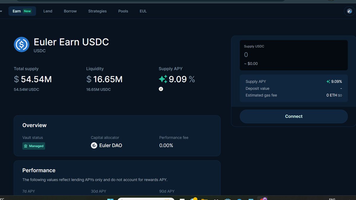 vasuxbt's tweet photo. Stablecoins farms on arbitrum

I think it’s the best time to farm stablecoin rn with arbitrum drip incentives epoch 4

9% APY on usdc @eulerfinance

8–9% APY on usdc @MorphoLabs

7–9% APY on usdc, usdt, $gho @0xfluid https://t.co/4APR6tsKni