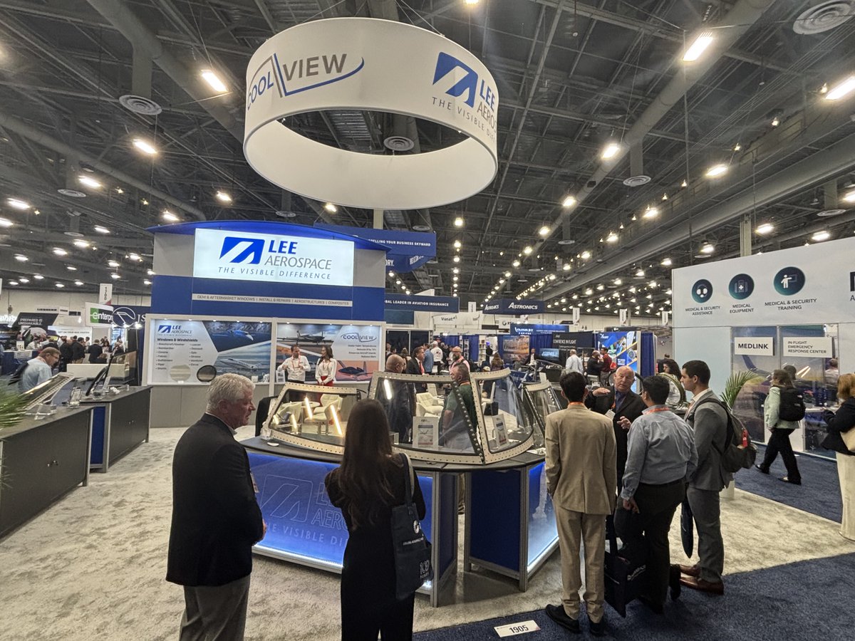 Visit Lee Aerospace at NBAA-BACE Booth #1905 in the West Hall!
Discover the latest in aircraft window and windshield solutions — from OEM transparencies to aftermarket support, all in one place.
#NBAABACE #LeeAerospace #AviationExcellence #AircraftWindows