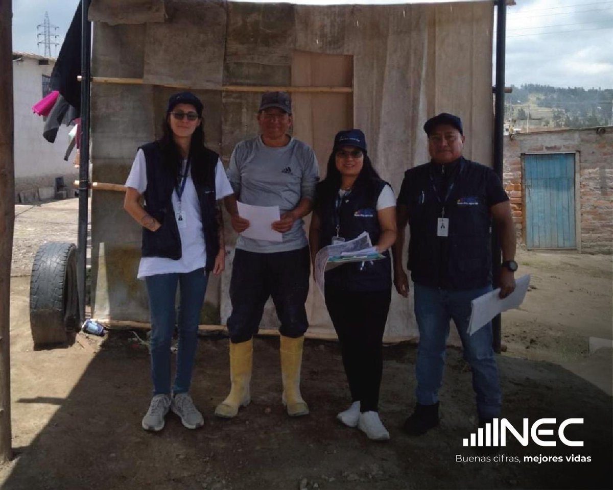 Ecuadorencifras's tweet photo. 📍Ambato | Coordinación Zonal 3
Ejecutamos el operativo de campo de la Encuesta de Superficie y Producción Agropecuaria Continua #ESPAC 🧑🏽🌾🌱.
Este levantamiento tiene como objetivo recopilar datos claves sobre la actividad agropecuaria en sus dimensiones económicas, sociales y ambientales, contribuyendo así a una toma de decisiones informada y al desarrollo del sector rural.
Nuestros equipos recorren las provincias de Cotopaxi, Chimborazo, Tungurahua, Napo, Pastaza y Orellana, aplicando metodologías técnicas y rigurosas que garantizan la calidad de los datos recolectados para generar información estadística oportuna.
✅ El INEC reafirma su compromiso con la generación de estadísticas confiables y oportunas para el Ecuador 🇪🇨
#BuenasCifras #MejoresVidas