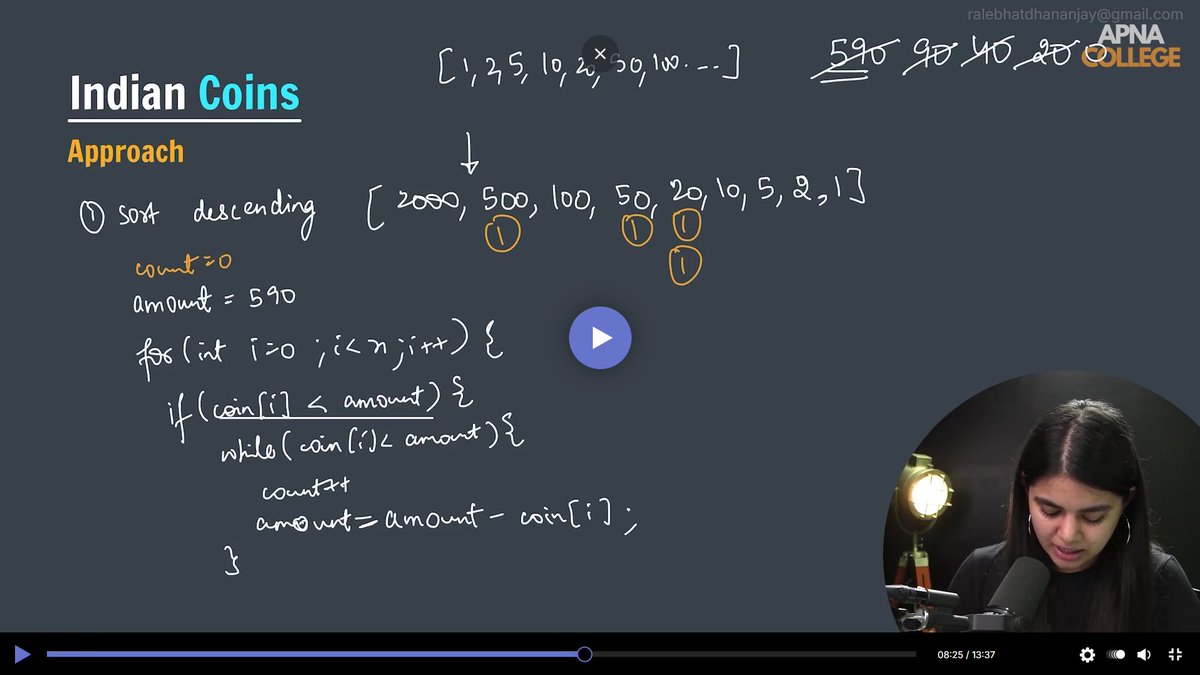 Dhananjay_R_26's tweet image. Day 70 of #CodeWithConsistency #DSA 
- Today Revised ArrayLists 
✅Solved only one question on leetcode
✅solved one question of greedy algorithm with @ApnacollegeX
from tomorrow there is Diwali holidays to college, so
today I spend time with friends
#java #LeetCode #Development