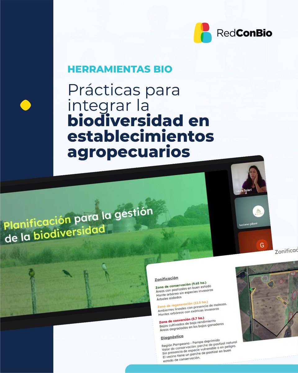 AAPPCE's tweet photo. ♻️ ✔️ Profundizando la biodiversidad en la planificación agropecuaria con #RedConBio.
En un nuevo encuentro junto a CAMPOGIS, exploramos distintas formas de integrar la biodiversidad en el paisaje agrícola, combinando teoría y ejercicios prácticos. 🦋 🌾 🚜 https://t.co/UprSw7mrEu