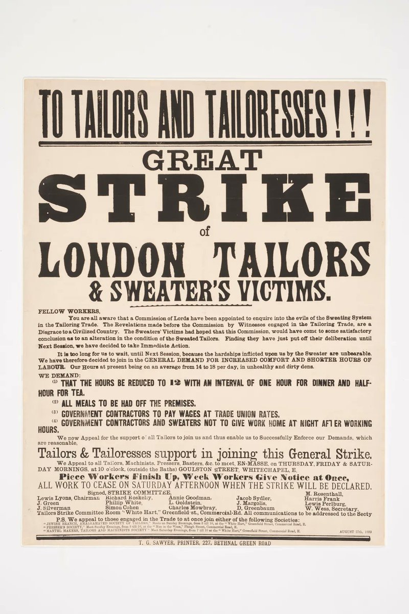 dieworkwear's tweet image. historically, many of the most radically progressive and left leaning types worked somewhere in the "appearance industry," which is to say tailors, shoemakers, and garment workers. hence why so many revolutionary and labor movements were rooted in textile work