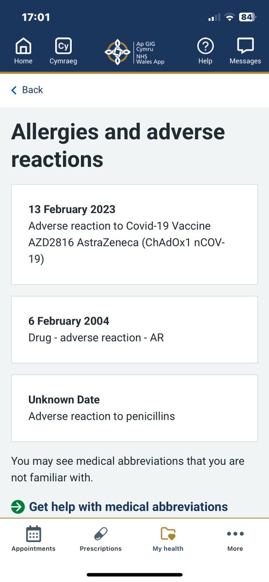 When I say I’ve an allergy to Penicillin, no one says anything 

When I say I’ve an adverse reaction to the #CovidVaccines, I’m told my Dr is wrong, I’m called a liar , I’m called many things…

Why?  Whats the difference, they’ve both caused adverse reactions 

#VaccineInjured