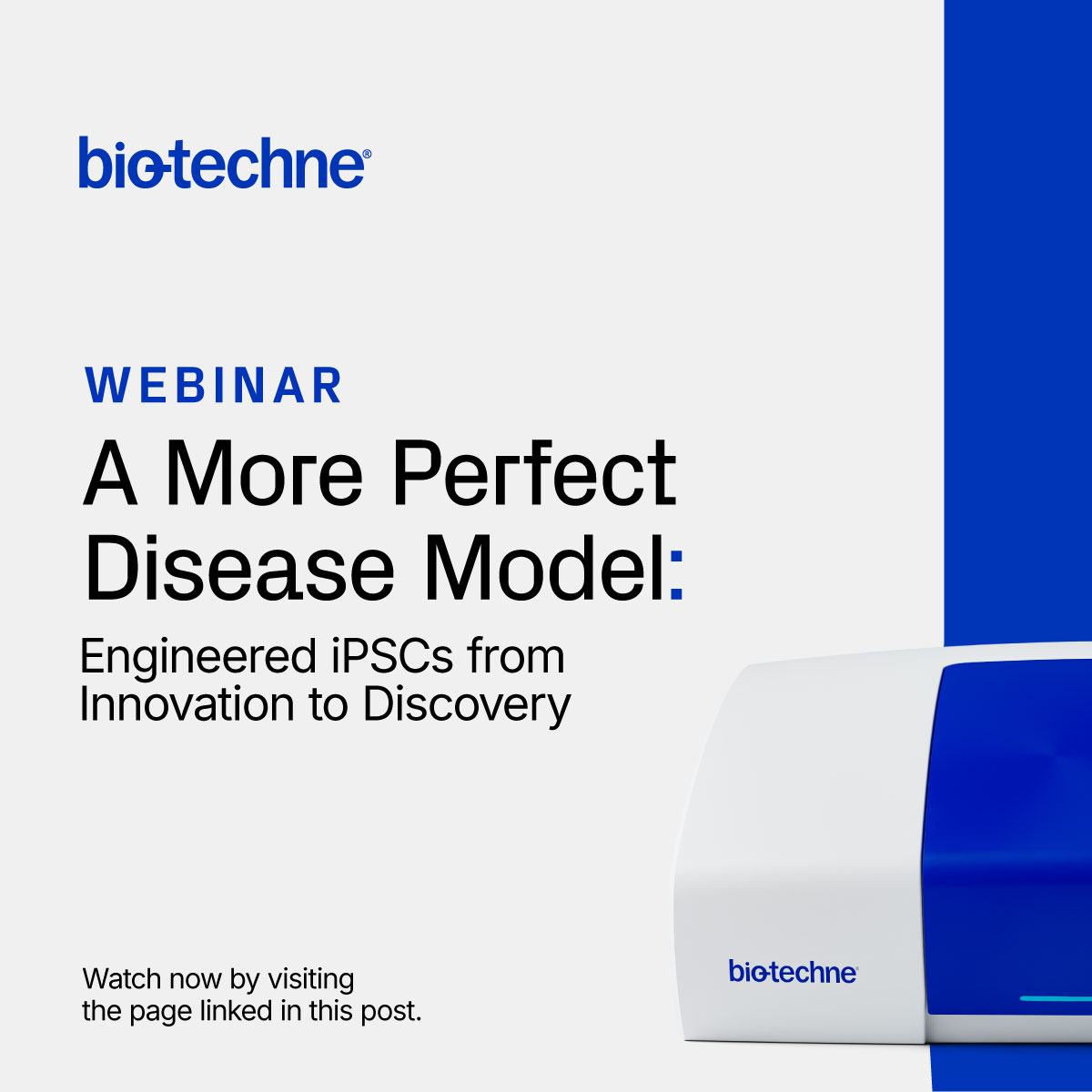 RnDSystems's tweet image. In case you missed the live webinar, you can now watch on demand to learn how researchers reveal how targeted iPSC engineering is transforming disease modeling and accelerating discovery.

Watch now: bit.ly/4nX1dHm

#iPSC #CellSorting #DiseaseModeling