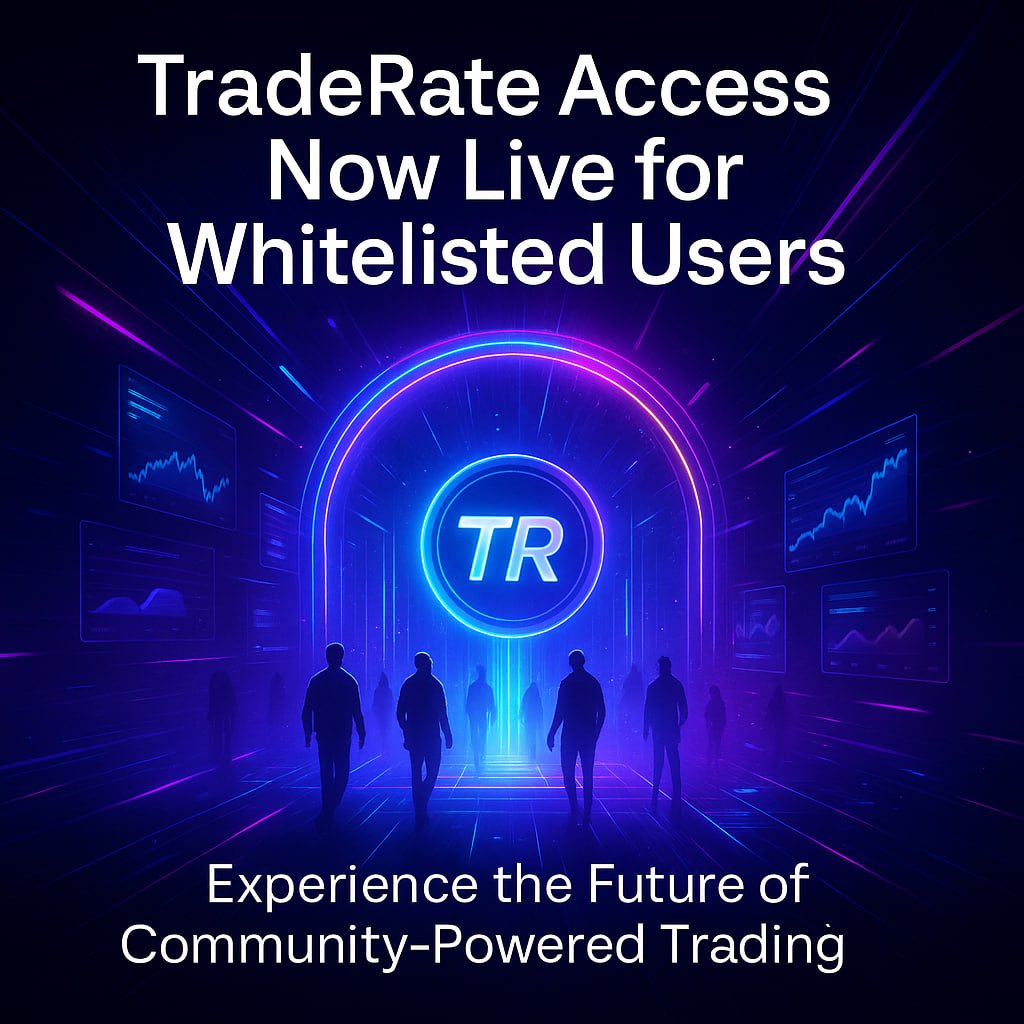 _TradeRate_'s tweet photo. 🟣 Whitelisted people exclusive access Announcement 

🚨 The Wait Is Over, TradeRate Access will be LIVE for whitelisted people starting this week! 🚨

Whitelisters, your moment has arrived. 🔥
The doors to the TradeRate App are officially open and you’re the first to experience community-powered trading after the Alpha testers.

📱 Swipe through real signals.
🧠 See live consensus from traders & validators.
💰 Earn points, climb leaderboards, and unlock rewards before others.
🎯 Become part of the world’s first collective trading intelligence.

👇 Access the app now through:
👉 The link in your emails or The link in your Telegram Dms

This is just the beginning.
Welcome to the new era of trading, TradeRate is live. 🚀