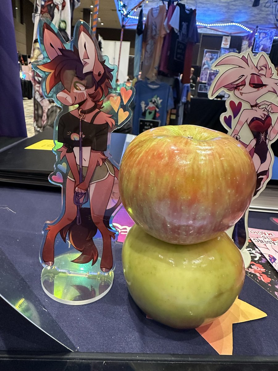 friend keeps saying im two apples tall but im not!! ;w;
